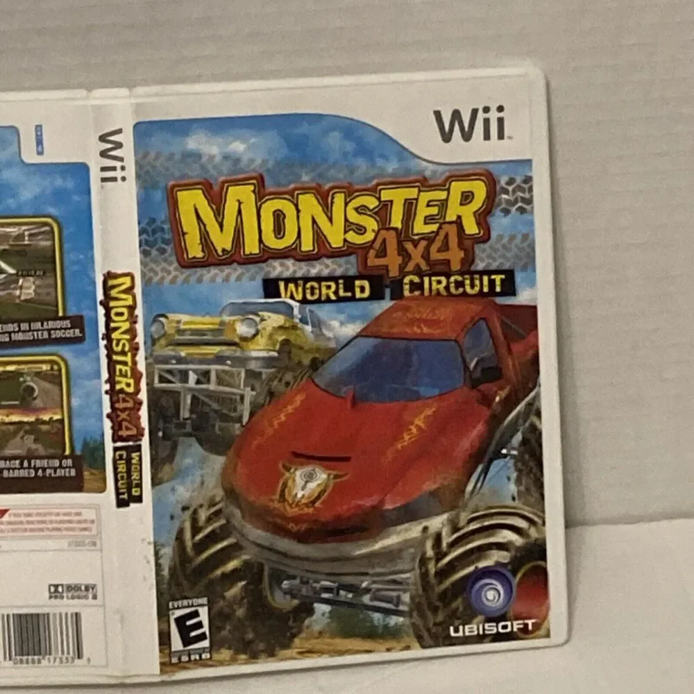 Monster 4x4: World Circuit Nintendo Wii Monster Truck Game Complete